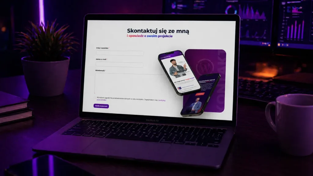 Formularz kontaktowy na stronie www