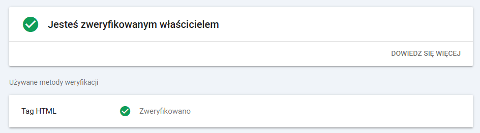 Krok 6. Zweryfikuj stronę w Google Search Console