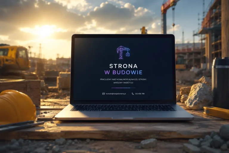 strona w budowie wordpress