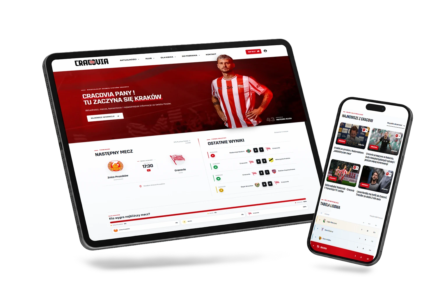 Strona internetowa Kraków - realizacja serwisu CracoviaPany.pl