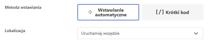 uruchamiaj wszedzie kod w wpcode ustawienie